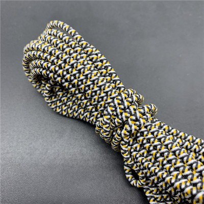 5 jardi/partija 2,5 mm krāsaina apaļa, augsta elastīga šūšana elastīga lente Fiat gumijas josla jostasvietas stiepes virve elastīga lente