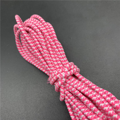 5 jardi/partija 2,5 mm krāsaina apaļa, augsta elastīga šūšana elastīga lente Fiat gumijas josla jostasvietas stiepes virve elastīga lente