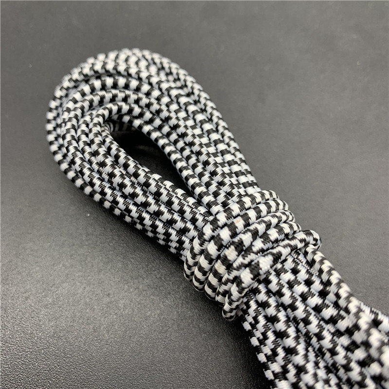 5 jardi/partija 2,5 mm krāsaina apaļa, augsta elastīga šūšana elastīga lente Fiat gumijas josla jostasvietas stiepes virve elastīga lente