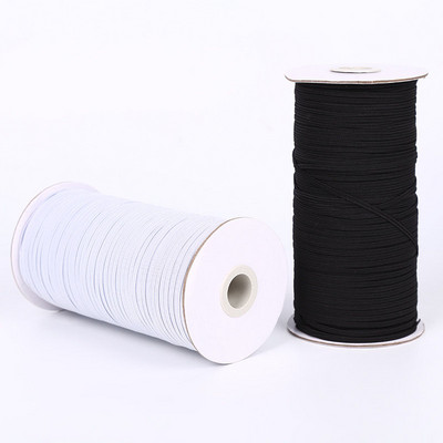 3/4/5/6/8/10mm 10m/lot Augstas elastības šūšana Elastīga lente Elastīga plakana josla Apdare Apģērbu šūšana Audums DIY Apģērbu aksesuāri