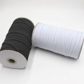 10 metru/partija elastīgā lente 3 mm 6 mm 8 mm 10 mm12 mm šūšanas maskas lente augstas kvalitātes plakanas elastīgās lentes apakšveļas pidžamas saišu apdarei