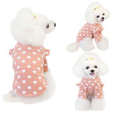 Mājdzīvnieku krekls Veste Kokvilnas T krekls Mazu suņu vasaras Mājdzīvnieku T krekls Jauki Apdrukas Elastīgs Kokvilnas Suņu Modes Apakškrekls Rudens Kostīmiem