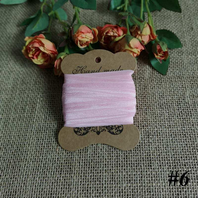 5 jardi 15 mm vienkrāsains, spīdīgs salocījums pāri elastīgai FOE spandeksa lentei bērniem matu kaklasaites galvas saite Lente mežģīņu apdares šūšana