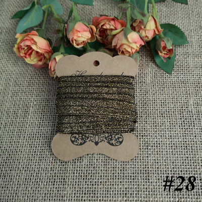 5 jardi 15 mm vienkrāsains, spīdīgs salocījums pāri elastīgai FOE spandeksa lentei bērniem matu kaklasaites galvas saite Lente mežģīņu apdares šūšana