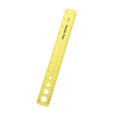 Vaikams Studentų minkšta lankstoma liniuotė Lanksti plastikinė liniuotė colių ir centimetrų Velykų amatai vaikams nuo 35 metų raštinės reikmenų rašikliai