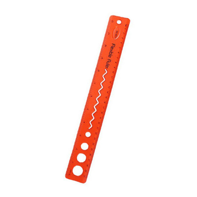 Vaikams Studentų minkšta lankstoma liniuotė Lanksti plastikinė liniuotė colių ir centimetrų Velykų amatai vaikams nuo 35 metų raštinės reikmenų rašikliai