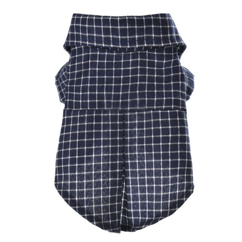 Kis kutya kisállat macska ruhák gyönyörű macska ruházat divat kockás ing macskáknak cica pamut kölyökkutyák nyári ruházat