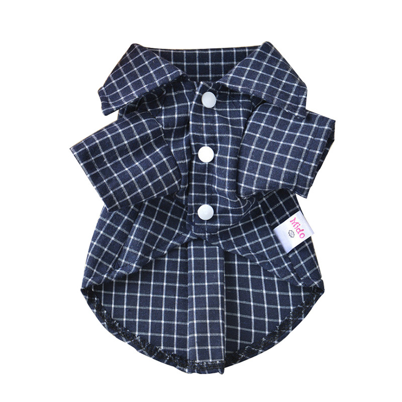 Kis kutya kisállat macska ruhák gyönyörű macska ruházat divat kockás ing macskáknak cica pamut kölyökkutyák nyári ruházat