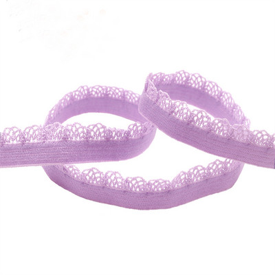 #1597 Klasisks raksts Elastīgas lentes White Gum Band volānveida mežģīņu lente Apgriešana 8 jardi/daudz diy Apģērbu apakšveļa Meiteņu mazuļu matu lentes