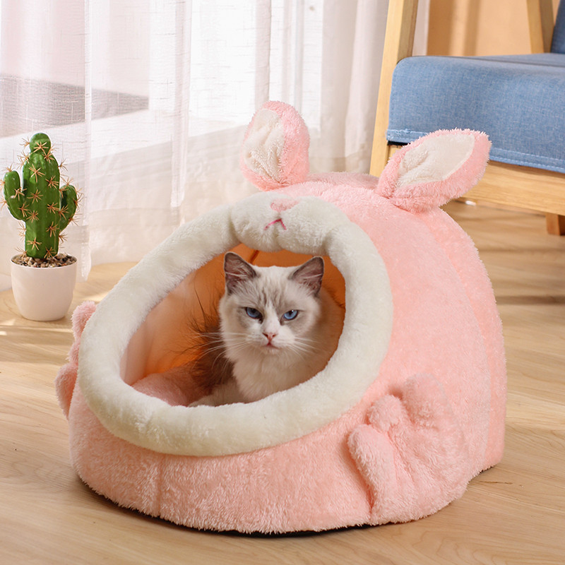 Mielas katės urvo lova augintiniui šilta gulta pagalvėlė kačiukas jaukus palapinės namelis minkštas mažas šunų pagalvės krepšelis katėms patogios lovos krepšio kilimėlis