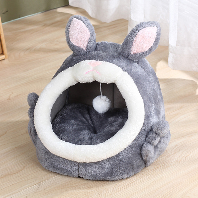 Mielas katės urvo lova augintiniui šilta gulta pagalvėlė kačiukas jaukus palapinės namelis minkštas mažas šunų pagalvės krepšelis katėms patogios lovos krepšio kilimėlis