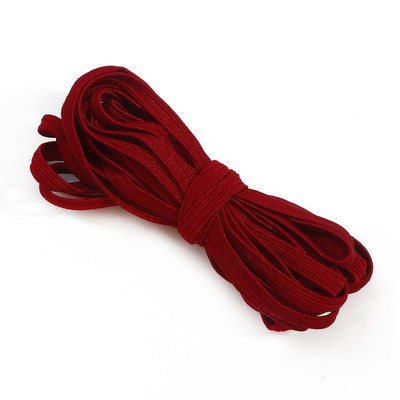 5 méter/tétel 6 mm-es színes rugalmas szalagok gumiszalag spandex szalag fejpánt ruha csipke szegélyű derékpánt varrás ruházati kiegészítők