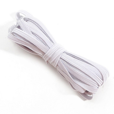 5 méter/tétel 6 mm-es színes rugalmas szalagok gumiszalag spandex szalag fejpánt ruha csipke szegélyű derékpánt varrás ruházati kiegészítők