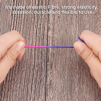 10μέτρα Rainbow Ελαστικό Κορδόνι Λαστιχένιο Βραχιόλι Πλεξούδα Σχοινί Stretch String Ραφή Χάντρες Κλωστές Ράψιμο 1mm 1,2mm 1,5mm