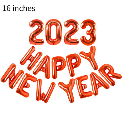 1 zacskó 2023 Boldog Új Évet Balloon Photo Booth kellékek Pezsgősüveg ajak pálcikán Újévi buli dekoráció fotó kellékek