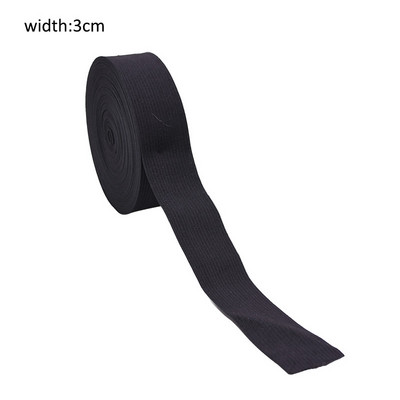 5 jardi 15/25/30/35/40/45 MM Balts/melns Neilons Augstākās elastīgās lentes Apģērba bikses Šūšanas Aksesuāri DIY Amatniecība
