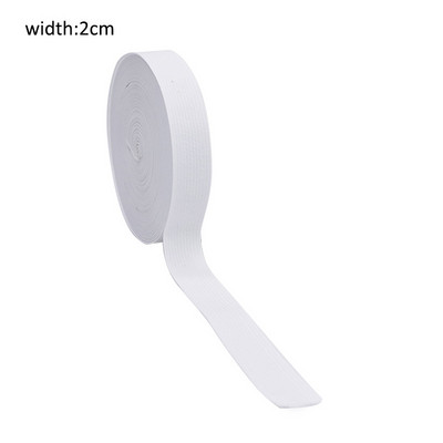 5 jardi 15/25/30/35/40/45 MM Balts/melns Neilons Augstākās elastīgās lentes Apģērba bikses Šūšanas Aksesuāri DIY Amatniecība