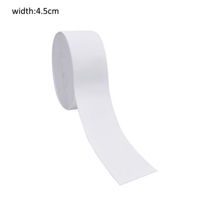 5 jardi 15/25/30/35/40/45 MM Balts/melns Neilons Augstākās elastīgās lentes Apģērba bikses Šūšanas Aksesuāri DIY Amatniecība