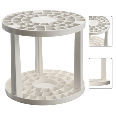 Naujas nešiojamasis 49 skylių dažų šepetėlio rašiklio laikiklis akvarelinis teptuko laikiklis, stovas dažymo reikmenys studentams stalo organizatorius