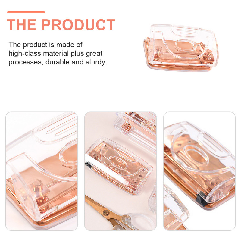 Susegtas daugiafunkcis skylių perforatoriaus kortelė Namų tiekimas Nešiojamas popierius Biuro priedai Buitinė