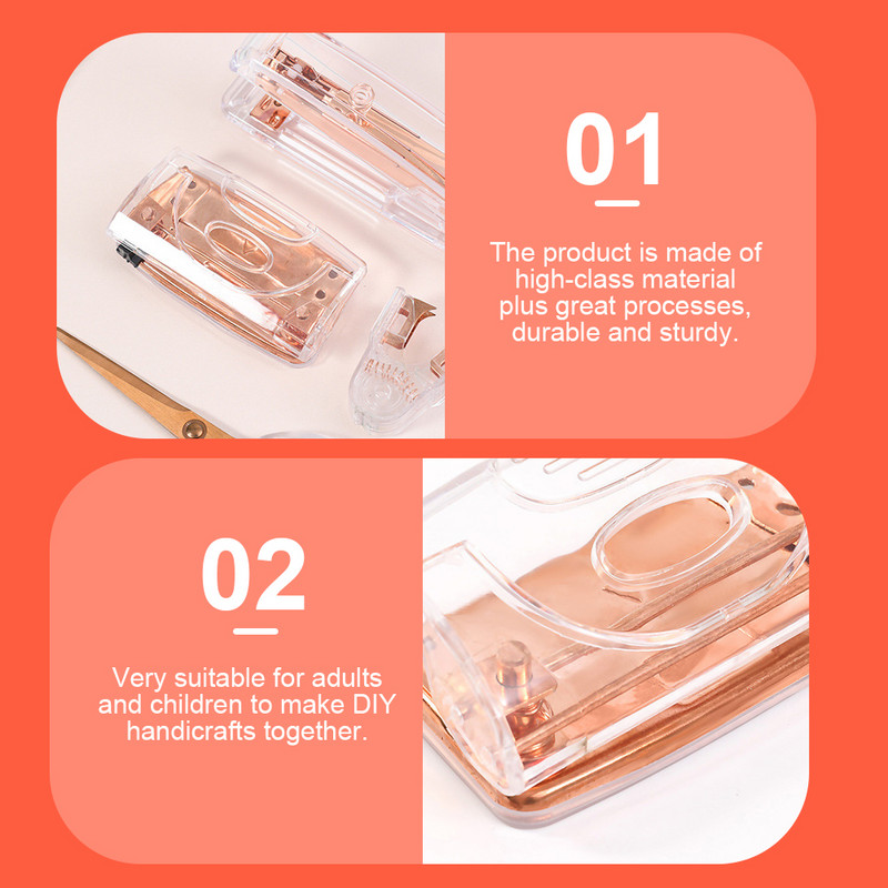 Susegtas daugiafunkcis skylių perforatoriaus kortelė Namų tiekimas Nešiojamas popierius Biuro priedai Buitinė