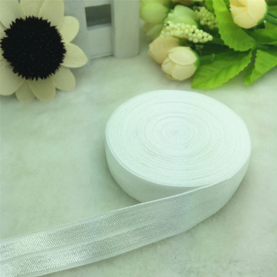 ΝΕΑ 5 Yards 5/8" 15mm πολλαπλών ρόλων Foldover Elastic Spandex Satin Band Elastic Band