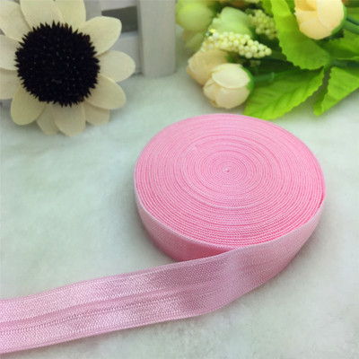 ΝΕΑ 5 Yards 5/8" 15mm πολλαπλών ρόλων Foldover Elastic Spandex Satin Band Elastic Band