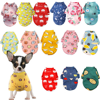 Cute Small Dog Clothes Soft Cotton Chihuahua Yorkies Clothes Pet Puppy Cat Hoodies Winter Dog Jacket Coat for Small Medium Dogs