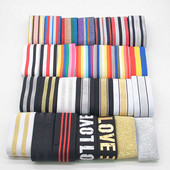 Gumijas lente 4 cm platums mīksts mirdzums zelta sudraba elastīgās lentes 40 mm šūšana DIY soma Cepure Apģērbs Kleita Apģērba piederumi 1M