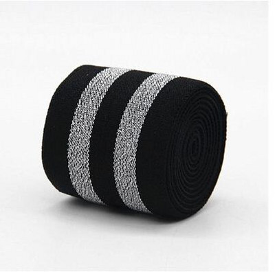 Gumijas lente 4 cm platums mīksts mirdzums zelta sudraba elastīgās lentes 40 mm šūšana DIY soma Cepure Apģērbs Kleita Apģērba piederumi 1M