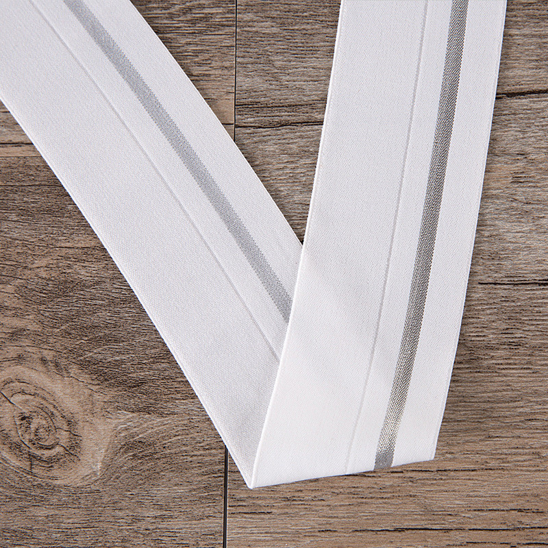 Pārlokāma elastīga josla 4 cm plata gumijas josla Bikses lente apakšveļas šūšanai Apģērba šūšana Roku darbs Dekoratīvā apgriešana 1M