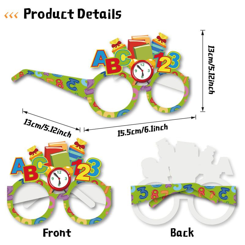 8 τμχ Opening Season Διακόσμηση πάρτι Χάρτινα ποτήρια Παιδική τελετή έναρξης πάρτι Φωτογραφία Γυαλιά στηρίγματα DIY Διακοσμητικά