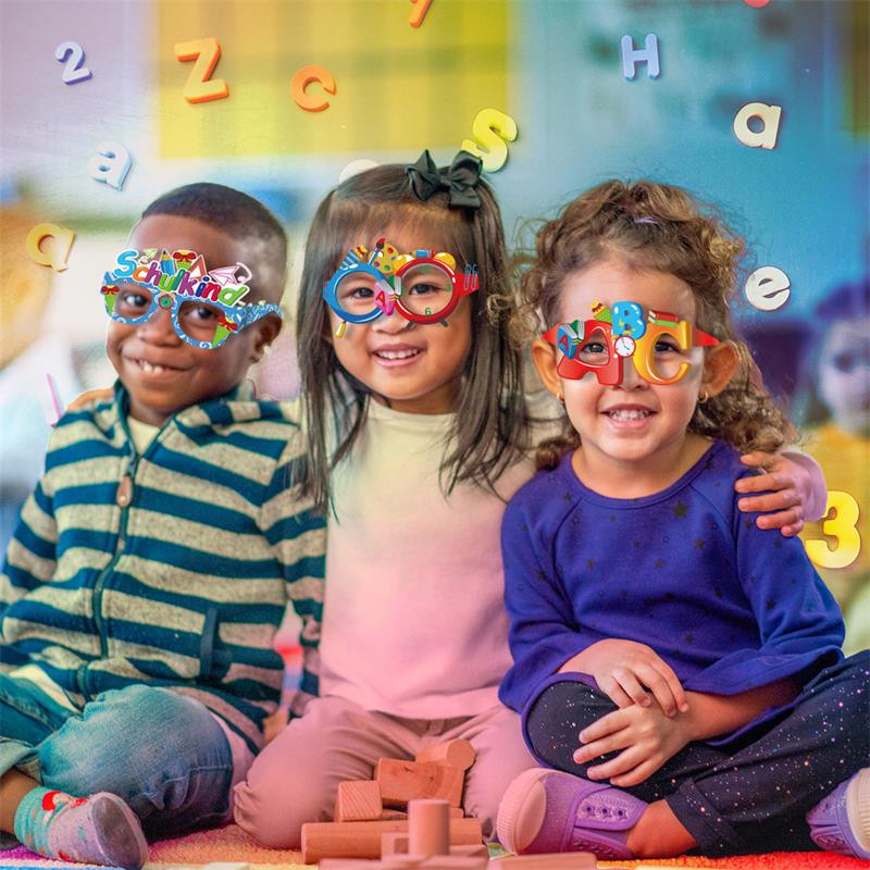 8 τμχ Opening Season Διακόσμηση πάρτι Χάρτινα ποτήρια Παιδική τελετή έναρξης πάρτι Φωτογραφία Γυαλιά στηρίγματα DIY Διακοσμητικά