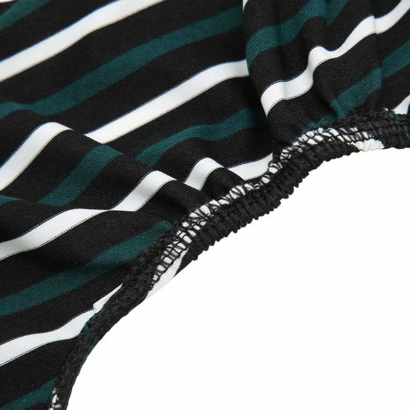 Svītraina suņu pidžama Mīksta, elastīga, moderna 4 kāju kucēnu pidžama kaķiem, suņiem, zaļām un baltām svītrām suņu pidžamām