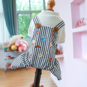 Mājdzīvnieku suns Bikses Svītras Bikses Pulovers Džemperis Mājdzīvnieku apģērbs Ikdienas uzvalks