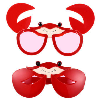 2бр. Плажни слънчеви очила Оформени очила Декоративни хавайски партита Слънчеви очила Очила Подпори за фотография Забавни очила за мъже
