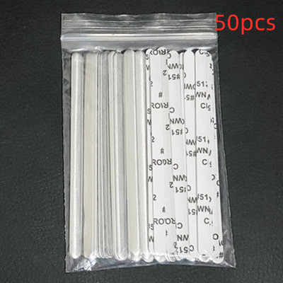 50/100PC Deguna Stieples Deguna Klipu Tilts Metāla Plakans Regulējams Maskas Pagarinājuma Josta DIY Mask Deguna Klipu Tilts Izgatavošanas Piederumi Rīki