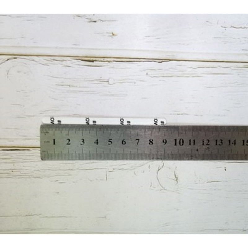 50/100PC Deguna Stieples Deguna Klipu Tilts Metāla Plakans Regulējams Maskas Pagarinājuma Josta DIY Mask Deguna Klipu Tilts Izgatavošanas Piederumi Rīki