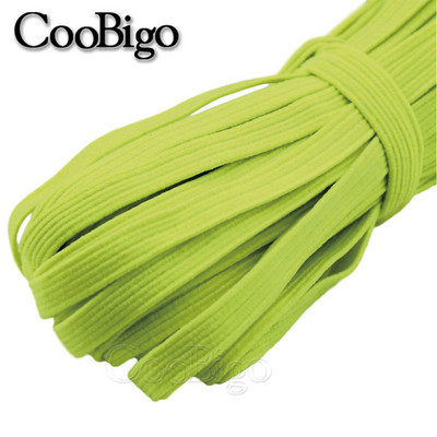 5 méteres 6 mm-es elasztikus szalag rugalmas szalag lapos gumiszalag hevederszalagokhoz. Derék cipőfűző öv ruhadarab varrás