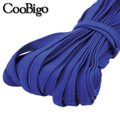 5 méteres 6 mm-es elasztikus szalag rugalmas szalag lapos gumiszalag hevederszalagokhoz. Derék cipőfűző öv ruhadarab varrás