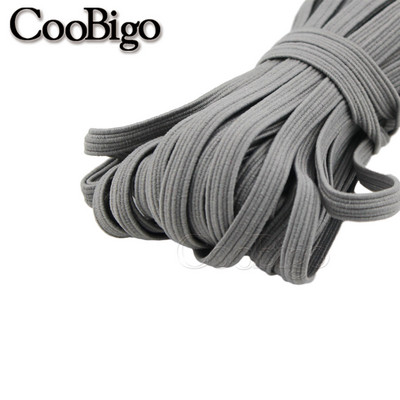 5 méteres 6 mm-es elasztikus szalag rugalmas szalag lapos gumiszalag hevederszalagokhoz. Derék cipőfűző öv ruhadarab varrás