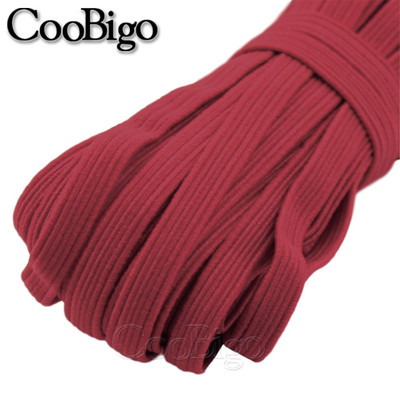 5 méteres 6 mm-es elasztikus szalag rugalmas szalag lapos gumiszalag hevederszalagokhoz. Derék cipőfűző öv ruhadarab varrás