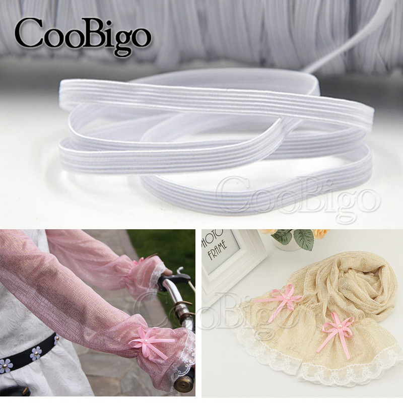 5 méteres 6 mm-es elasztikus szalag rugalmas szalag lapos gumiszalag hevederszalagokhoz. Derék cipőfűző öv ruhadarab varrás