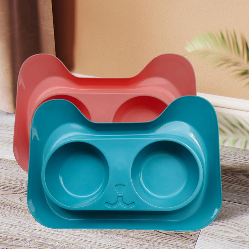 Neslystantis nuo užspringimo Naudingas šunų maistas Vandens šėrimo dubenys PP naminių gyvūnėlių ėdalo indas, neslystantis dugnas, BPA, nemokami saugūs kačių reikmenys