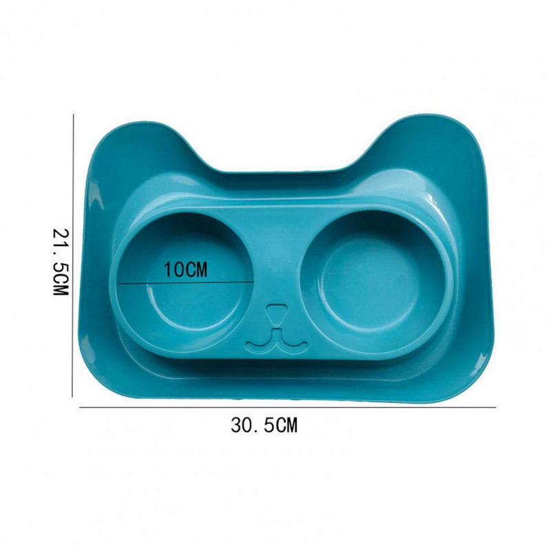 Neslystantis nuo užspringimo Naudingas šunų maistas Vandens šėrimo dubenys PP naminių gyvūnėlių ėdalo indas, neslystantis dugnas, BPA, nemokami saugūs kačių reikmenys