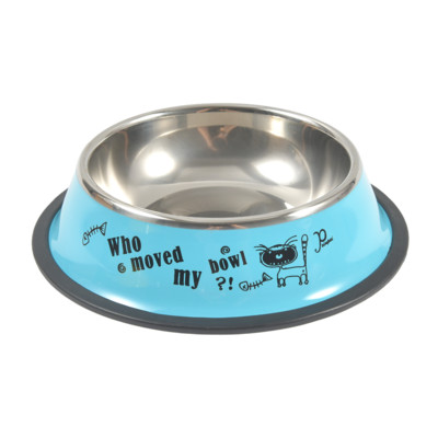 Lolojumdzīvnieku suņu nerūsējošā tērauda bļodas Neslīdošas Pretkrītošas, izturīgas kaķu suņu barošanas trauks kucēnam nerūsējošā tērauda barošanas bļoda