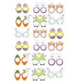 Čaše za uskršnju zabavu, rekviziti za rođendanske naočale Smiješni uskršnji zeko, pile, jaje, patuljaste naočale, ukrasi za djecu, djecu, odrasle