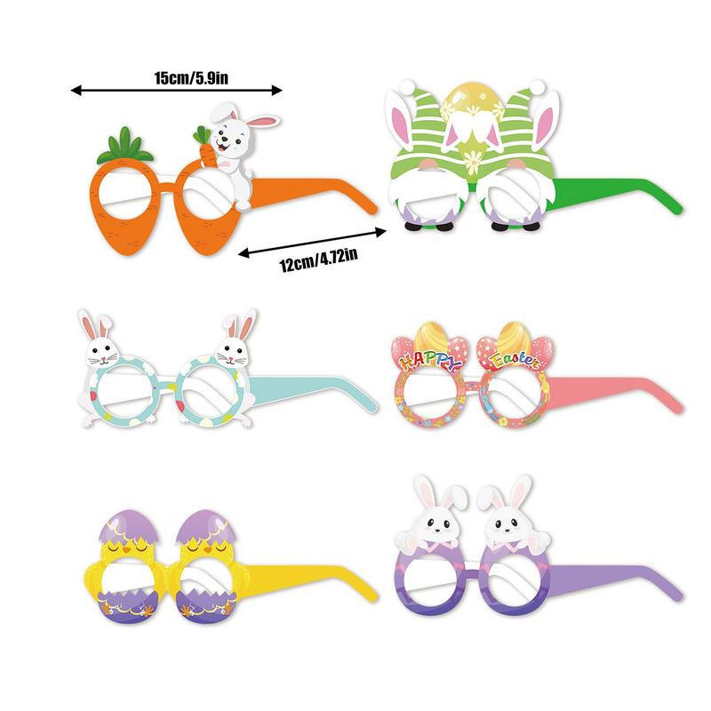 Lieldienu ballītes Brilles Dzimšanas dienas Brilles Rekvizīti Smieklīgi Lieldienu Zaķis Cālis Olu Rūķītis Brilles Dekorācijas bērniem Bērniem Pieaugušie