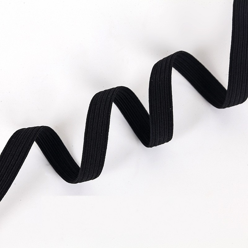 3/6/8/10/12mm 5 jardi/partii Kõrgeelastne õmblemine Elastne pael Elastne spandex-rihma ääriste õmbluskangas DIY rõivatarvikud