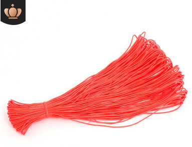 2,5 mm krāsaina, augsti elastīga apaļa elastīga lente apaļa elastīga virve gumijas josla elastīga līnija DIY šūšanas piederumi 5 metri